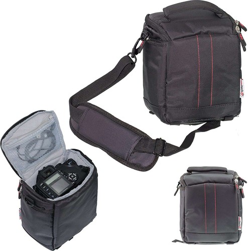 Navitech purple camera bag for - purple,