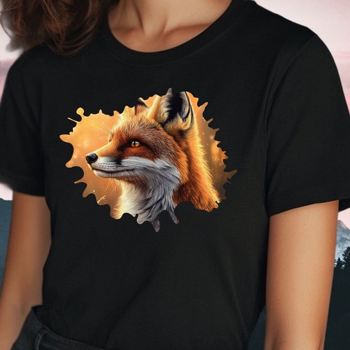 Frauen shirt fuchs motiv - t-shirt,
