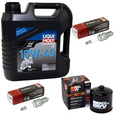 Set Öl Inspektion für Ducati M 600 M 750 M 900 Monster M 4L Ölfilter Zündkerzen