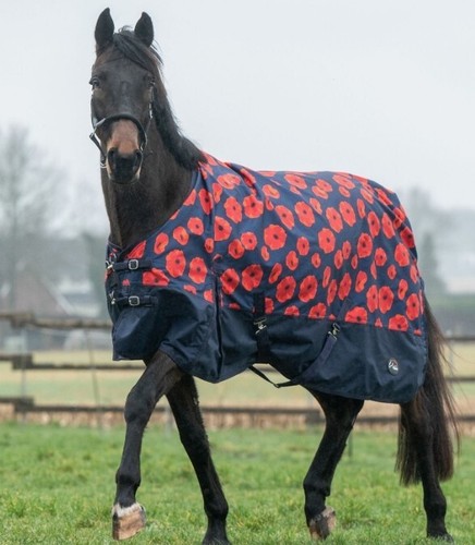 Hkm poppy weidedecke 125 - poppy,