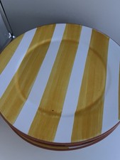 9 Speiseteller Handbemalt Aus