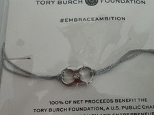 Tory Burch Embrace Ambition Armband Silber