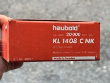 Haubold Klammern KL 1408 C NK  Elektro Galv. 20.000 Stück