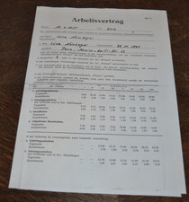 Alte kopie arbeitsvertrag - alte,