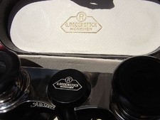 Fernglas G. Rodenstock München Chrom Black Theaterglas im Leder - Etui Opernglas