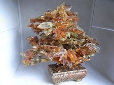 Bernstein Figur Baum im Topf