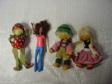 Konvolut 4 x  Puppen  Püppies alt ca. 14 cm gross