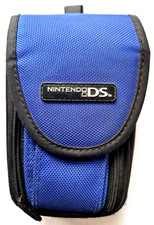 Nintendo DS Lite Aufbewahrungstasche Blau, mit Innenfach für Spiele original