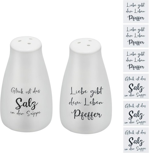 Salz und pfefferstreuer - salz, lustig