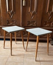 Hocker Mid Century Ostalgie typische DDR Hocker gute Form konische Beine