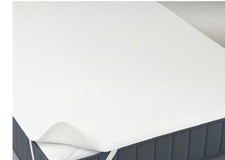 Zwei Molton Matratzenschutz-Auflagen 90 cm x 200 cm neuwertige Matratzenauflagen