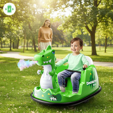 12V Autoscooter Elektroauto Bumper 360° Rotation + 2,4G Fernbedienung für Kinder