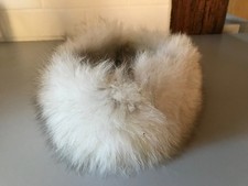 Pelz Stirnband Blaufuchs