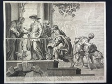 Pieter de Jode, nach Peter Paul Rubens, Visitatie, Kupferstich um 1620