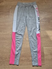 Kik Ergeenomixx Sport Leggings grau pink weiß Gr. 146/152