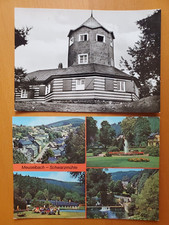 Ansichtskarte Meuselbach-Schwarzmühle DDR unbeschrieben 2 Stück