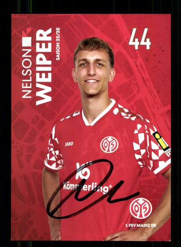 Nelson weiper autogrammkarte - weiper,