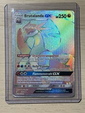 Pokemon Karten Brutalanda Rainbow GX  73/70 guter Zustand Majestät der Drachen
