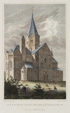 GRÜNEWALD (*1801) nach HUNDESHAGEN (19.Jhd), Kirche in Sinzig, um 1820, Sst.