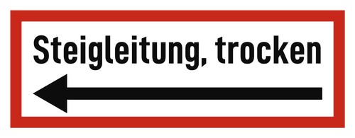 Steigleitung trocken - trocken,