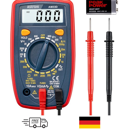 Astroai digital multimeter - digital,
