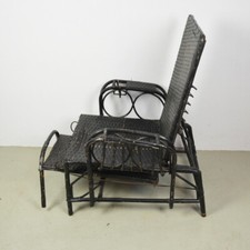 Gartenstuhl aus Bambus & Rattan - Erich Dieckmann - um 1930 - Bauhaus - Liege