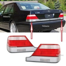 PAAR / SET RÜCKLEUCHTEN AUSSEN HINTEN für MERCEDES-BENZ S W140 1996-1998
