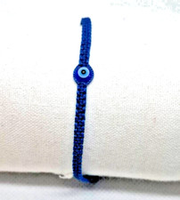 Armband Fatima Nazar Blaue Auge Evil Eye Makramee Glücksarmband Glück Glaube