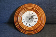 Wanduhr - römische Zahlen - rund - Holz