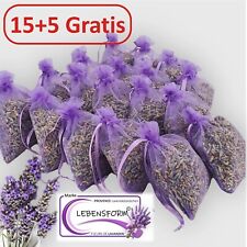 15 +5 GRATIS Lavendelsäckchen Lavendelkissen Mottenschutz Geschenk duftstark