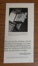 Seltene Werbung vintage Jaeger-LeCoultre REVERSO Uhr - Original 1980