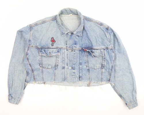 Jeans damen jeansjacke blau - jeans,