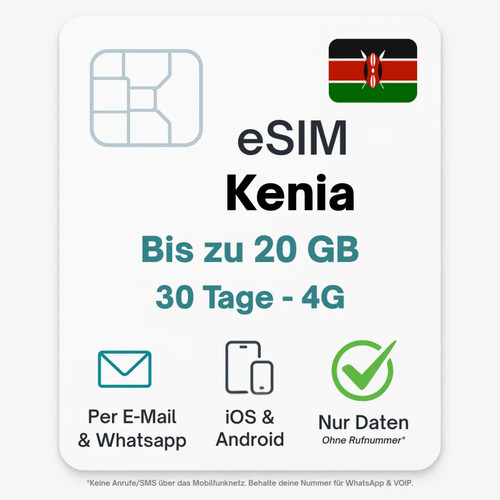 Kenia esim datentarif digitale - kenia,