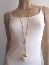 Damen Hals Kette lang Y