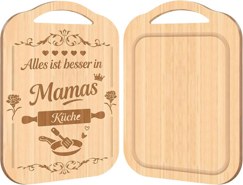 Bambus schneidebrett geschenk - schneidebrett,