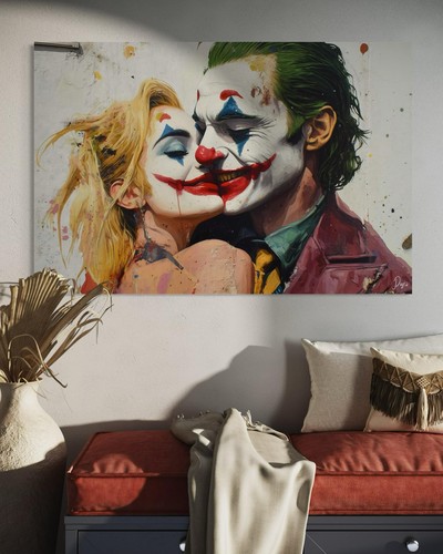 Harley quinn joker - &, leinwand
