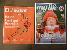 APOTHEKEN UMSCHAU + my life Zeitschrift vom 01. 12.  2025 - siehe Beschreibung