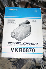  VHS C Video Philips Explorer Camcorder VKR6870 Bedienungsanleitung