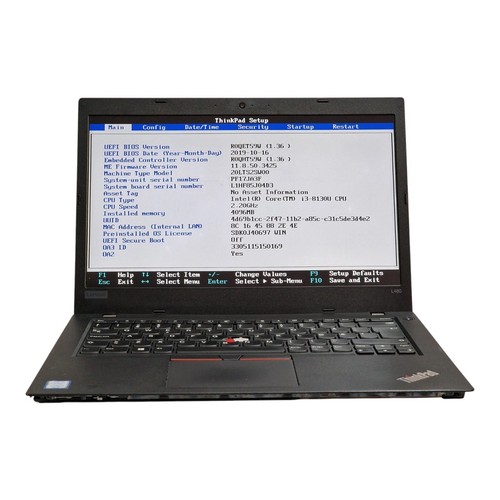 Lenovo thinkpad l480 - lenovo,