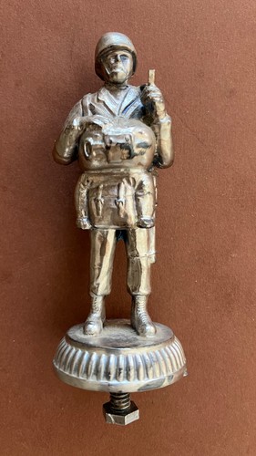 Alt metall figur - metall, soldat