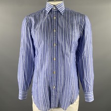 KITON Größe L Blau Weiße