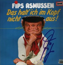 LP Fips Asmussen Das Halt Ich Im Kopf Nicht Aus! SIGNED NEAR MINT Europa