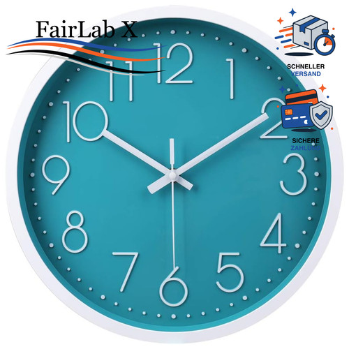 Wanduhr 30cm modern lautlos - wanduhr,
