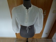 Damentrachtenbluse, Dirndlbluse Weiß Größe 40 Langarm gebraucht´
