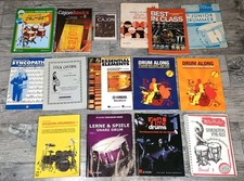 Konvolut Noten & DVD für Schlagzeug & Cajon Lehrbücher CD Snare Drum