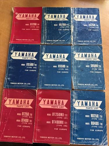 Yamaha parts list katalog - 9x,