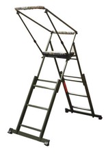 Ansitz Hochsitz Bocksitz Stuhl Ansitzstuhl Schiessstuhl mit Auflage klappbar NEU