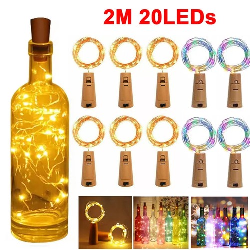 12x led weinflasche - 12x, 20