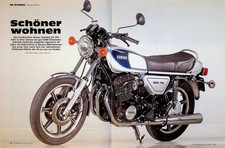 Motorrad Classic 2490) Yamaha XS 750 mit 64PS in einer seltenen Vorstellung auf