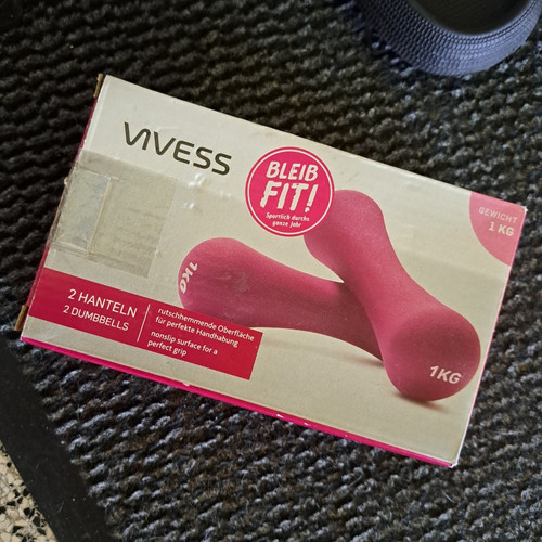 Vivess kurzhanteln rosa - 1,